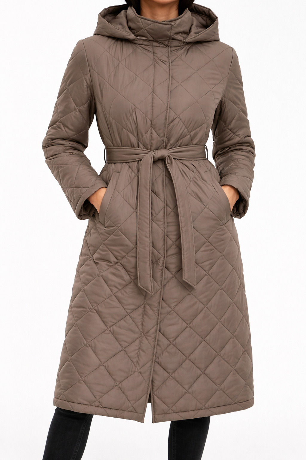 Klassisk quiltad kappa – Passform med skärp